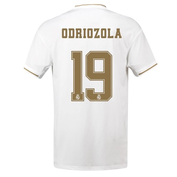 Camiseta Real Madrid NO.19 Odriozola 1ª 2019-2020 Blanco